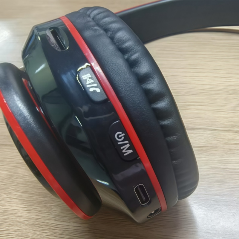 Foldable Bluetooth Headband Adjustable Headphone Wholesale Wireless Headset, White