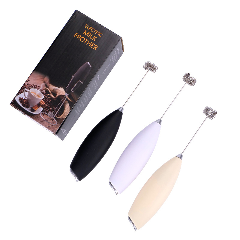 Hot Portable Foam Whisk Coffee Foam Mixer Electric Mini Automatic Portable Electric Milk Frother Milk Frother Stainless
