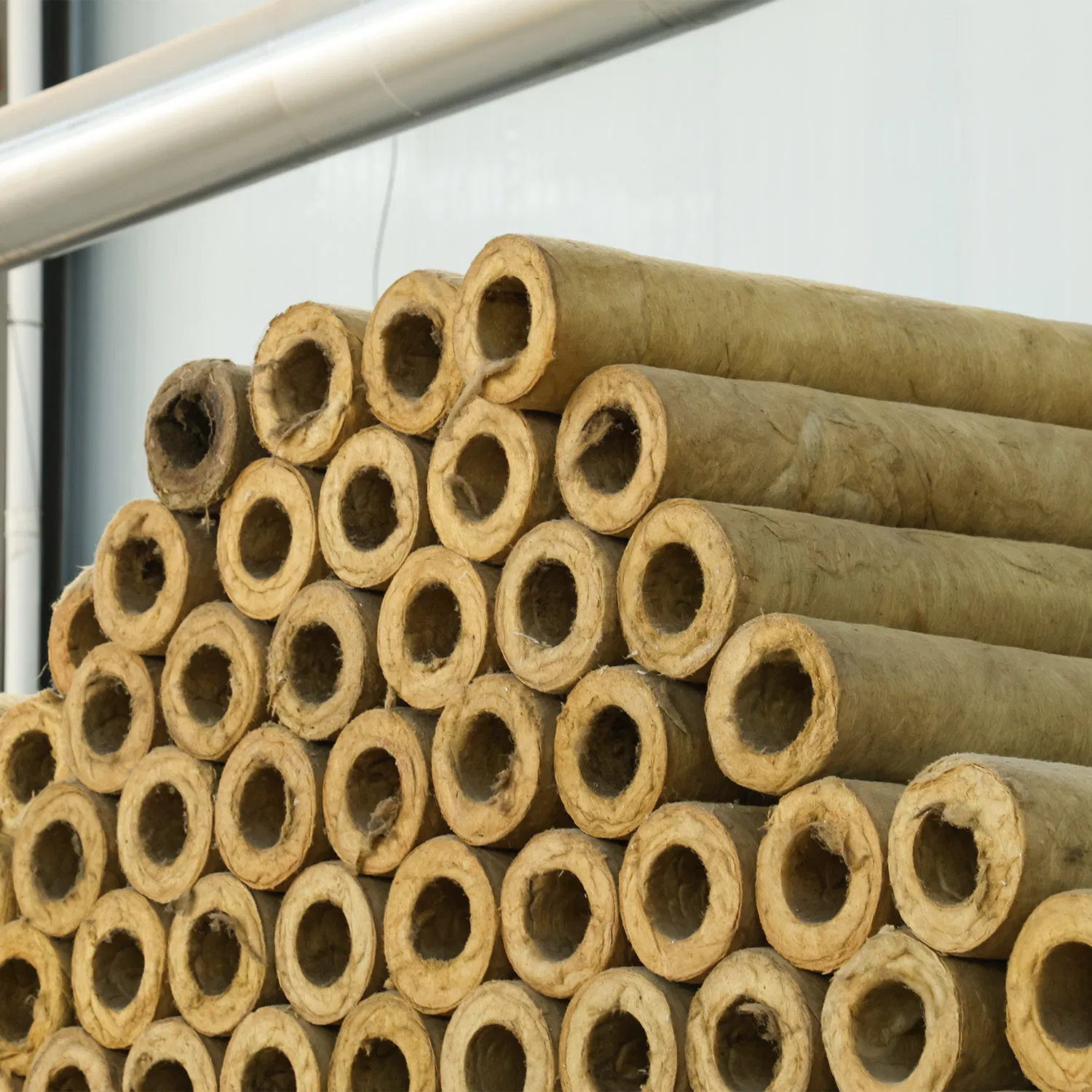 Dongtang Building Material Insulation Industrial Insulation Rockwool Rock Wool Insulation Pipe