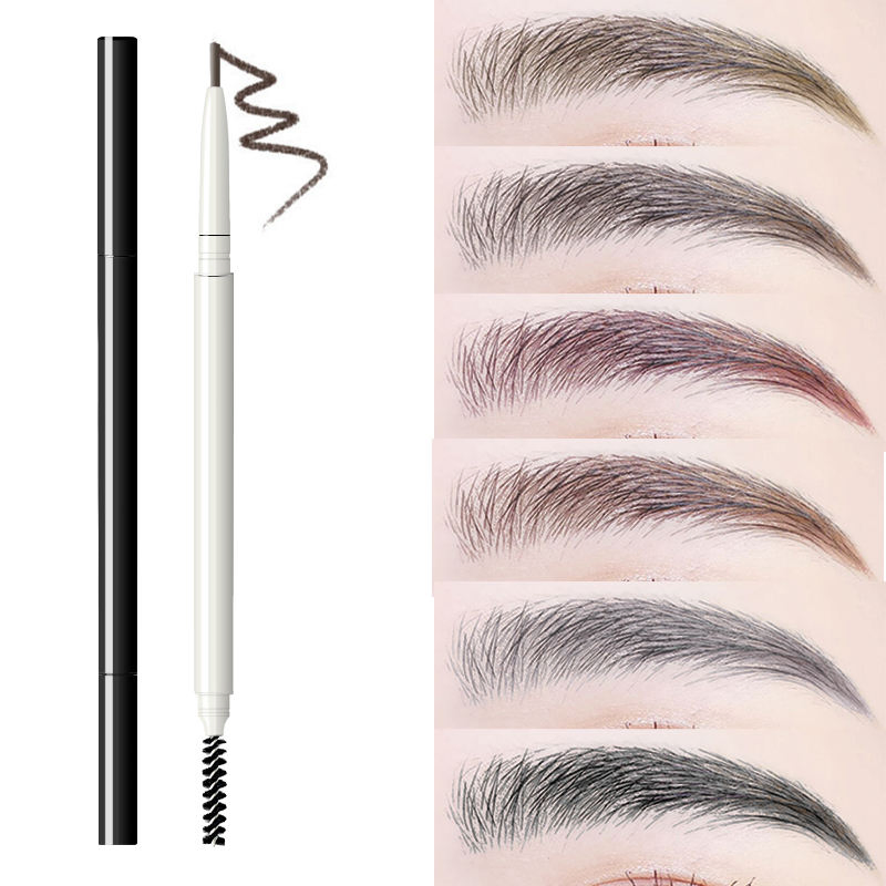 Wholesale Vegan Brow Pen Private Label Custom Waterproof Slim Eyebrow Pencil