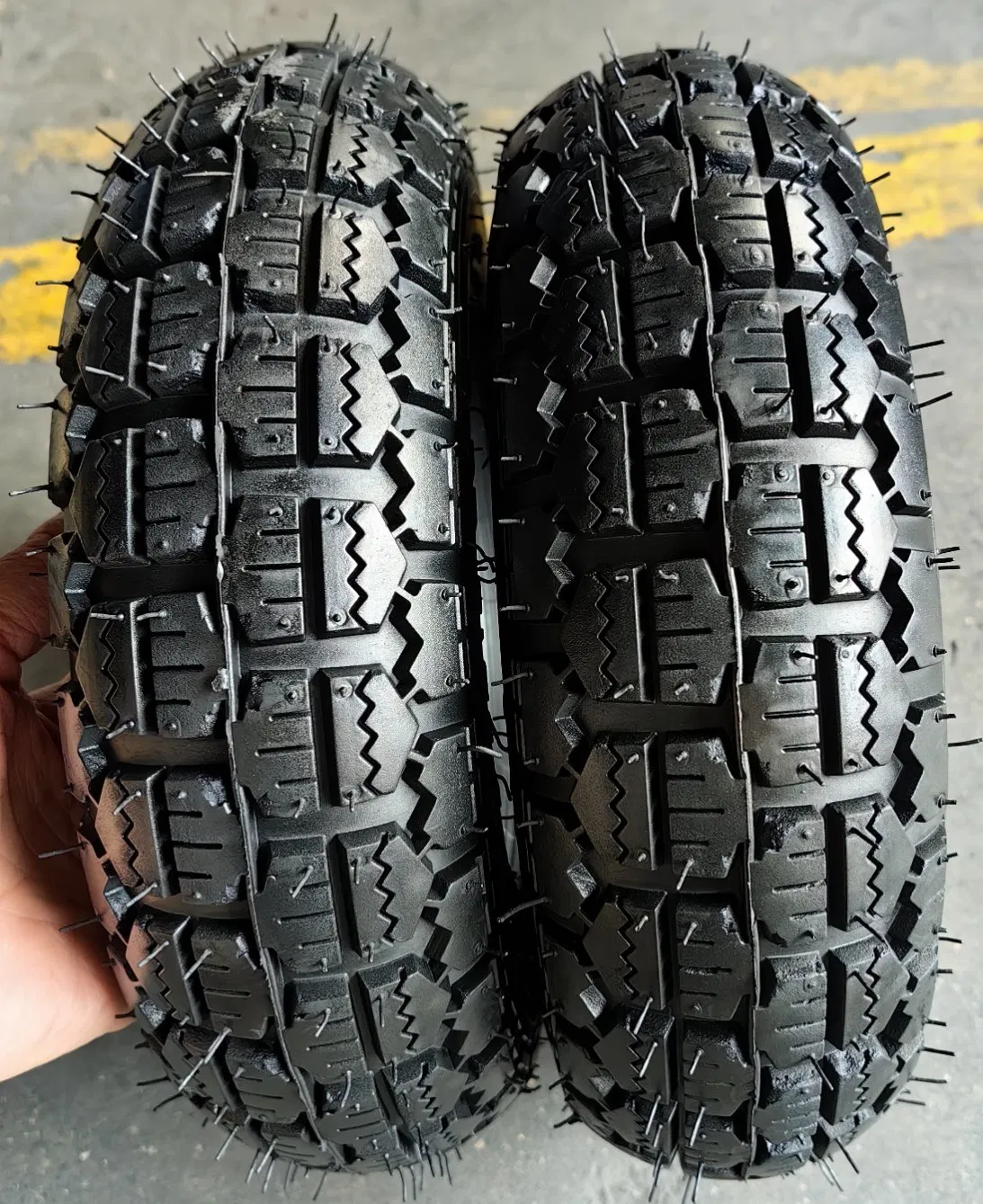 12 Inch Tube Tire Wheel Tyres 4.10 / 3.50-5 Thickened Tyre for Go-Kart