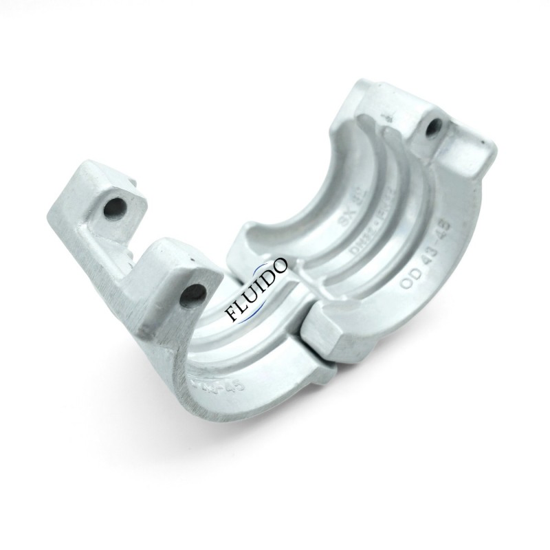 Free Sample En14420-3/DIN2817 Aluminum Safety Spannloc Hose Nozzle Bolted Clamp Safety Camlock Coupling Collar