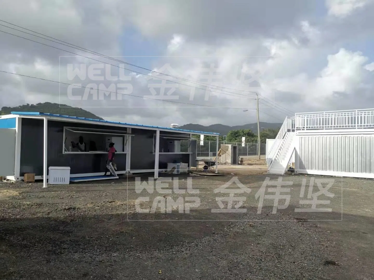 20FT Portable Cabin Prefabricated Flat Pack Container Shop Container House Factory Price