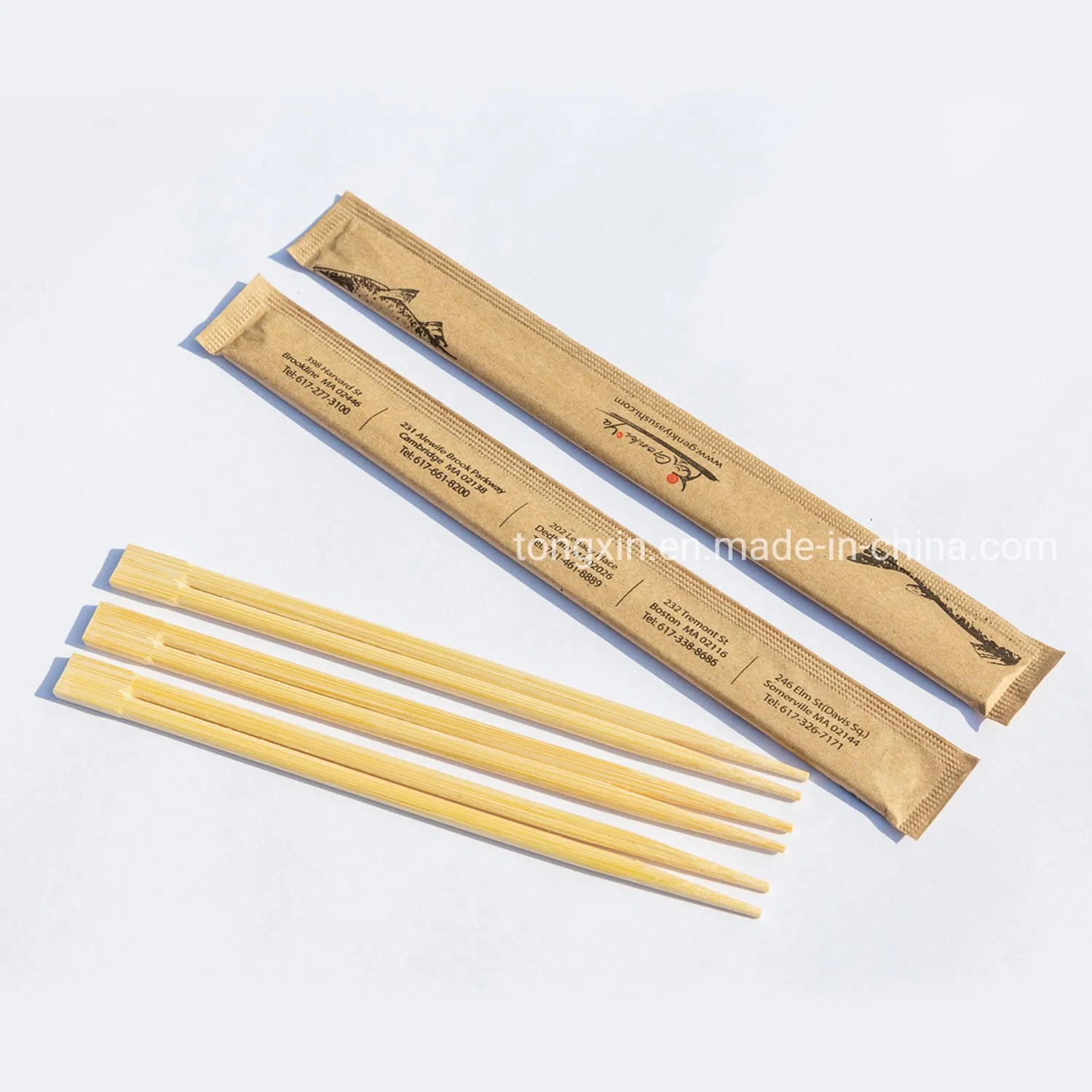 Full Seal Disposable Bamboo Chopsticks Hashi Bamboo Chopsticks