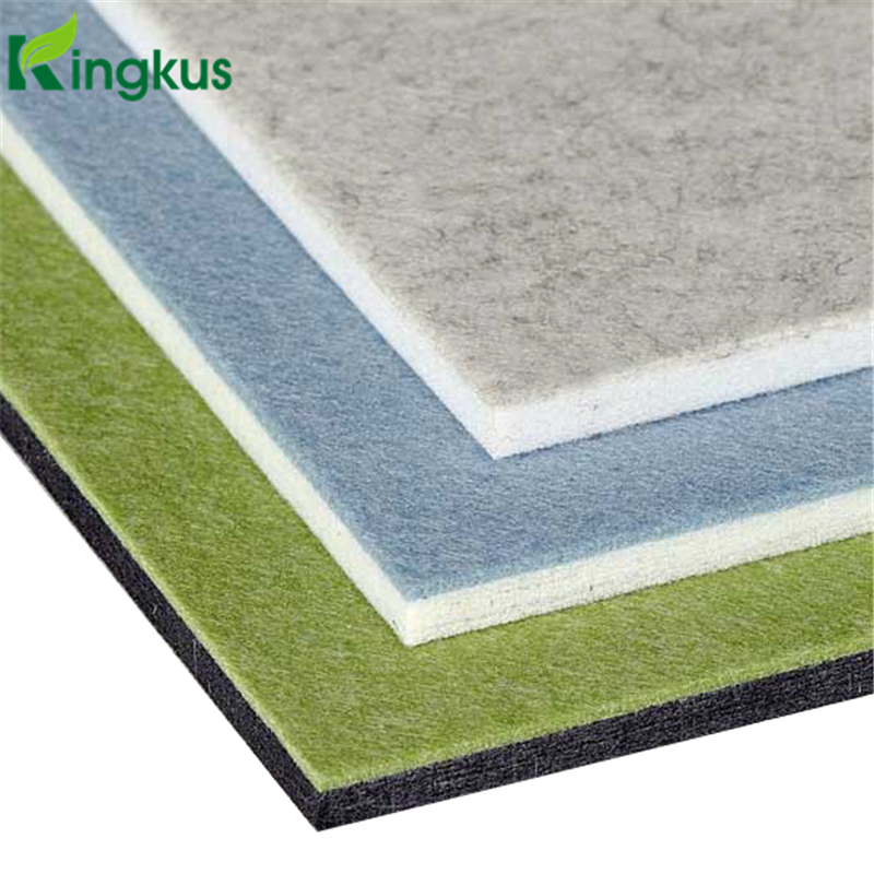 100% Polyester Fiber Sound Absorbing Felt Panel Acoustic Wall Panel