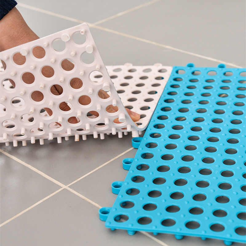 High-Grade Environmental Friendly Soft PVC Bathroom, Deck Ingterlocking Floor Tile