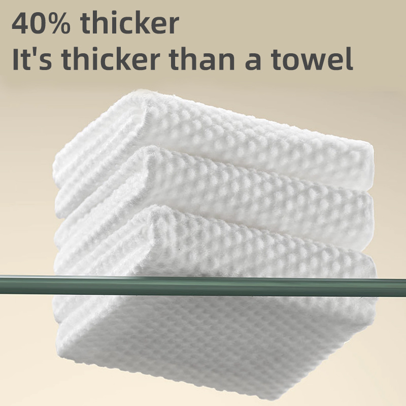 All-Cotton Cleansing Towel, Thickened Pearl Pattern, Physical Spunlace Disposable Face Towel