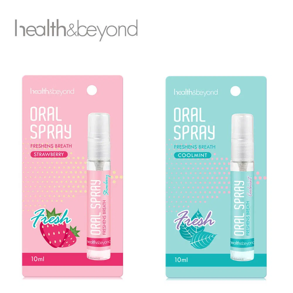 Professional Manufactur 10ml Oral Care Portable Mint Perfume Mouth Breath Freshener Spray