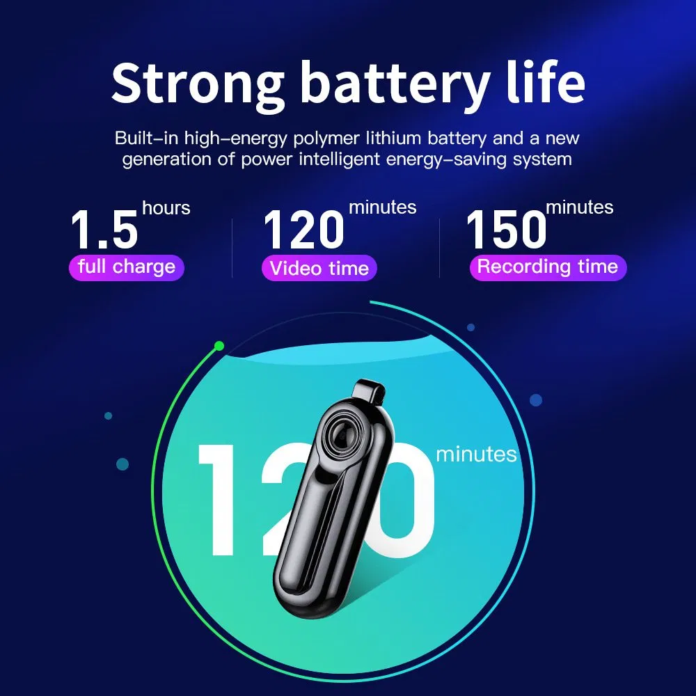 Ручка-диктофон с шифрованием, черная