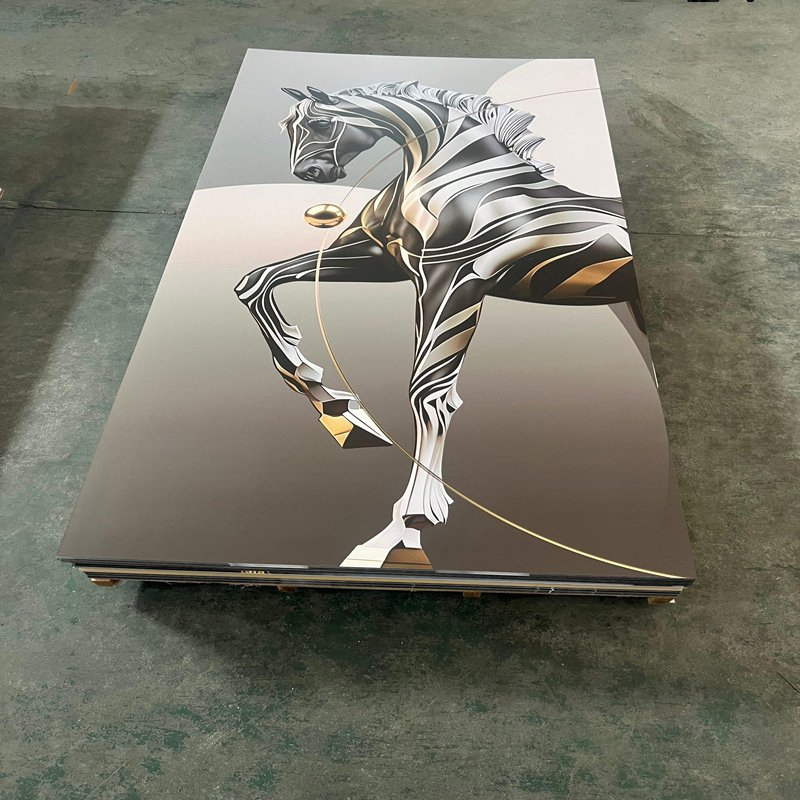 Lamina De PVC Para Revestimiento De Paredes Interiores Y Techos, Tablero UV Impermeable, En Colores De Marmol