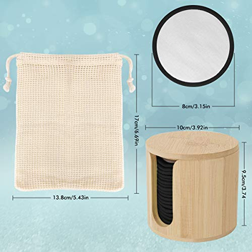 ODM Bamboo Cotton Pads Reusable Make up Environmental Protection Reusable
