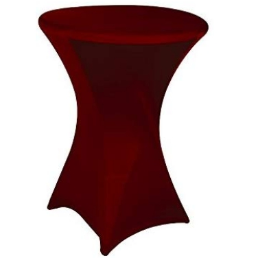 Stretch Spandex Fitted Table Covers Cloth Factory for Hotel Restranrant 6FT with Elastic
