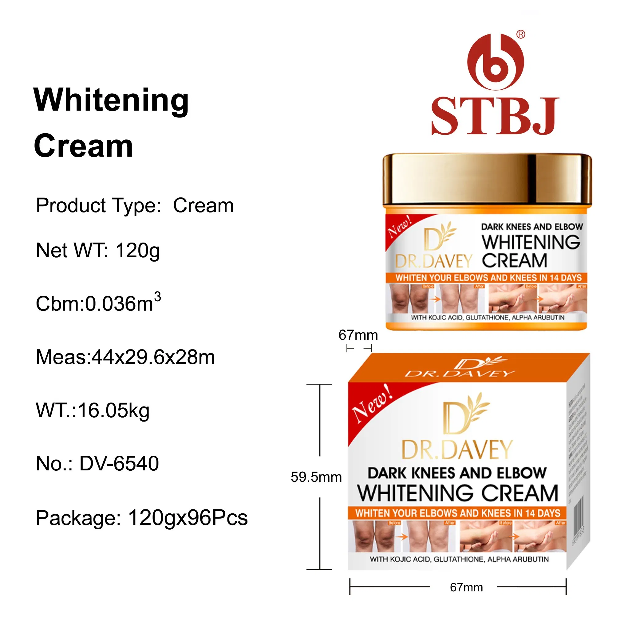 Dr. Davey Whitening Cream Nourishing Moisturizing Brighten Skin Color
