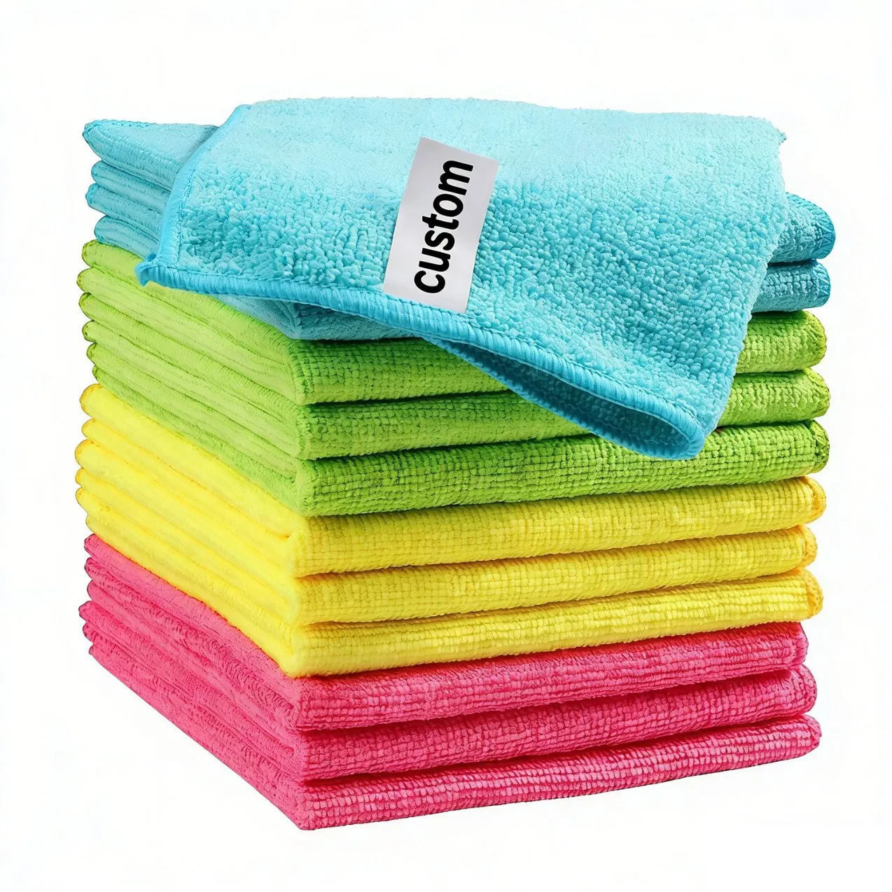 High Quality Microfiber 30*30cm 40X40cm 250GSM 300GSM Multicolor Cleaning Cloth