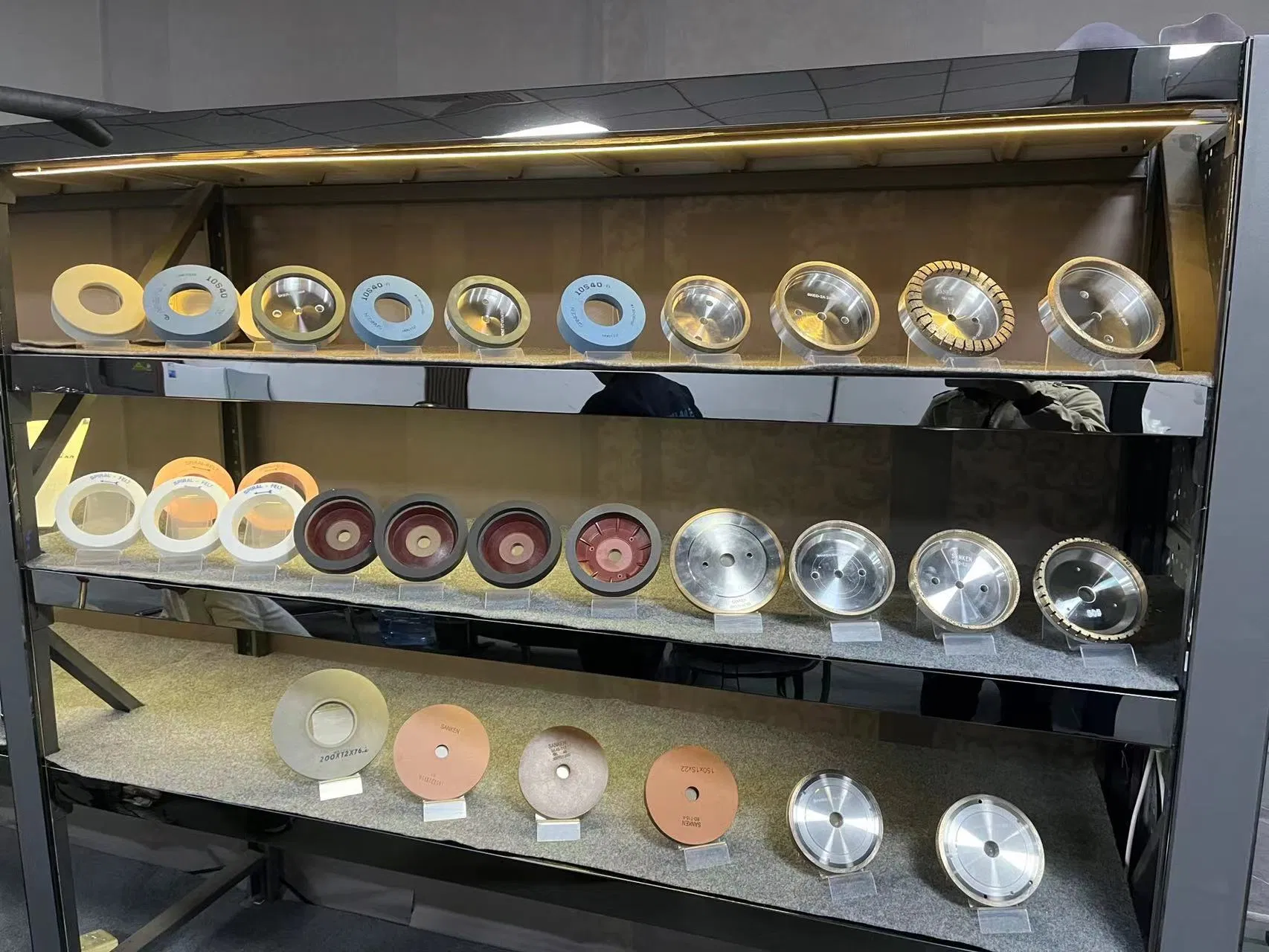 Sanken Glass Edging Polishing Wheel Mirror Beveling Machine Stone Grinding Diamond Stone