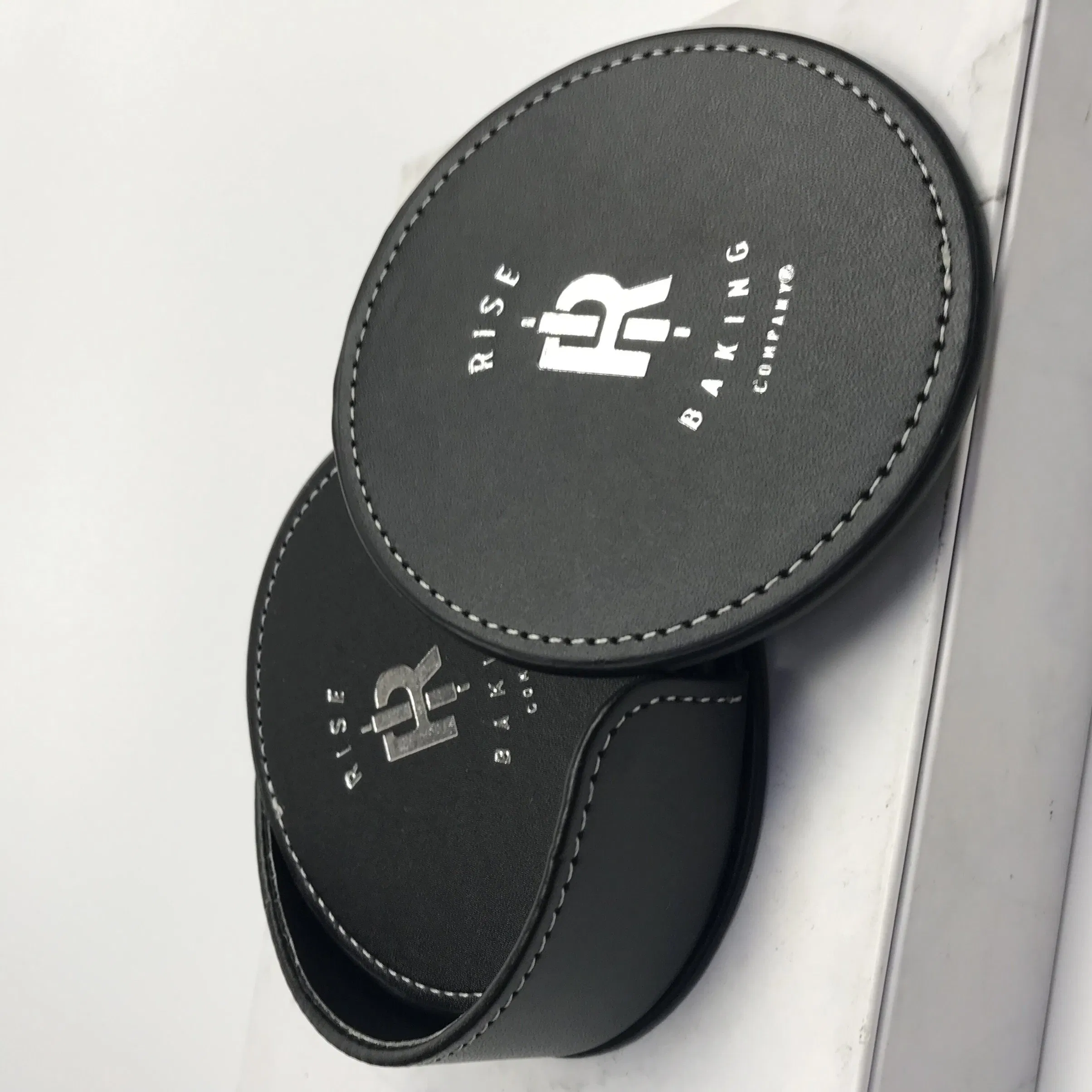 PU Coaster, 10 * 10, Hot Stamping, Silk Screen Logo