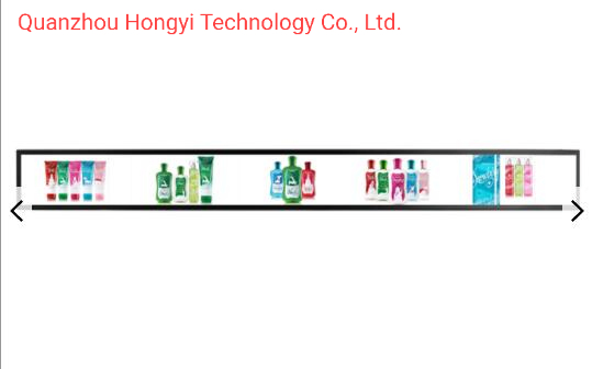 Remote Control 23 Inch Stretched Bar Display for Store Shelf Promotion Wi-Fi Android System LCD Enclosure