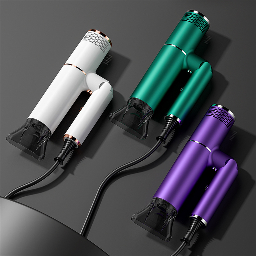 Convenient Ionic Folding Styler for on-The-Go Hair Drying Travel Hair Dryer