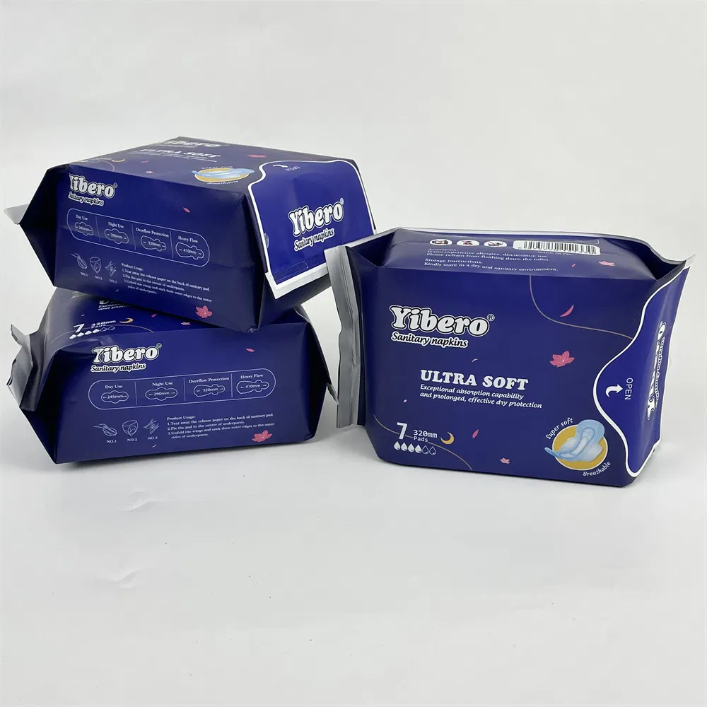 Factory Price Winged Super Absorbent Napkin Products Ladies Sanitary Pad Menstrual Pads