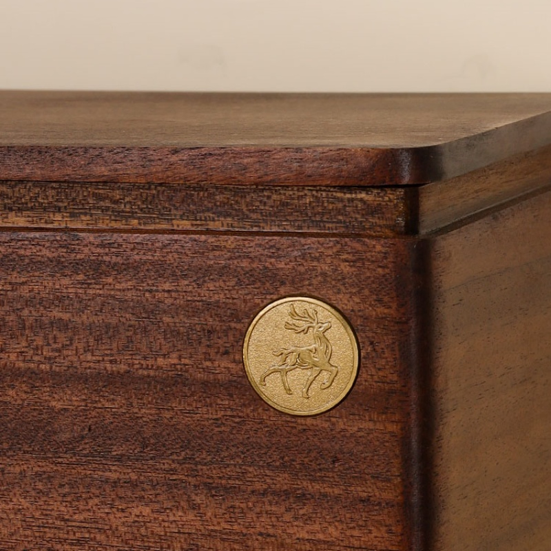 Compact Wooden Box System for Kitchen Tissue Toilet Paper Roll Dispenser