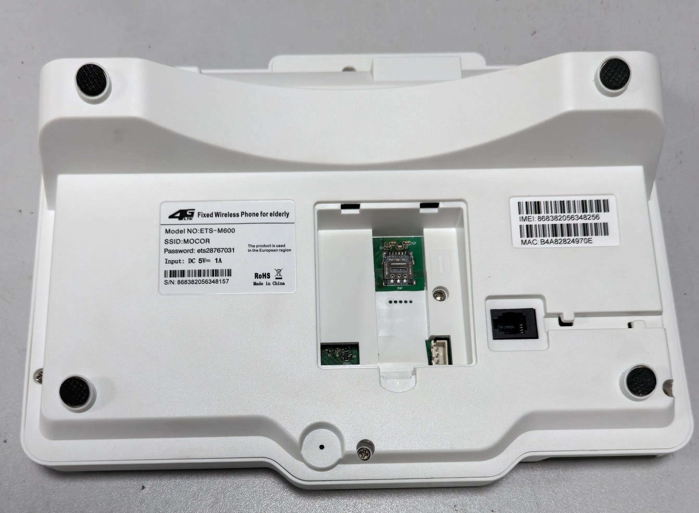 4G Volte Fixed Cordless Landline Phone with WiFi Hotspot/Big Button for Seniors