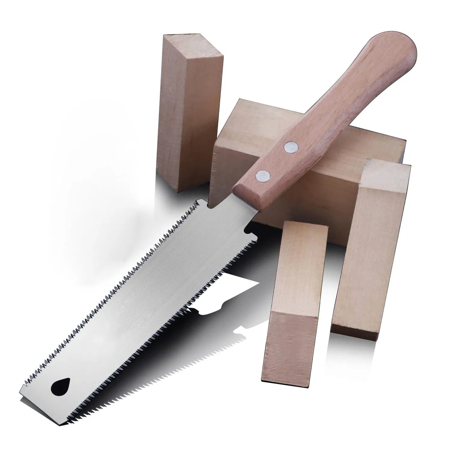 1 PCS Sk5 Steel Hand Saw 6 Inch Double Edge Sided Pull Saw Flexible Blade 14/17