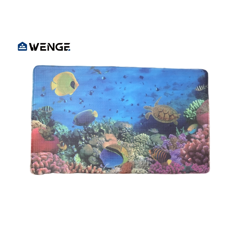 Hot Selling Custom Print Anti Slip Floor Rug PVC Anti-Fatigue Kitchen Mat
