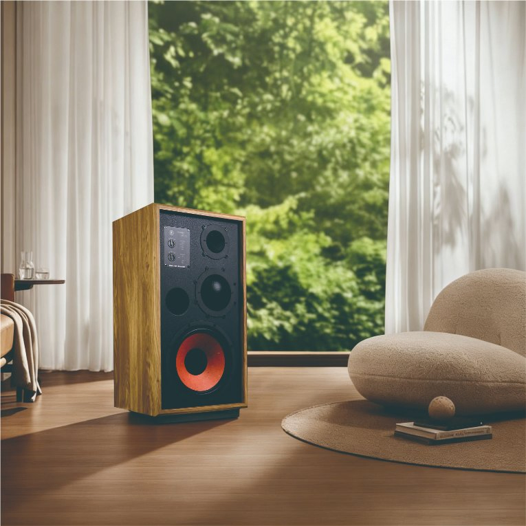 Factory Direct Wholesale Pricing Vintage Style High-Power Bass High-Definition Speaker for Apartment Living Rooms