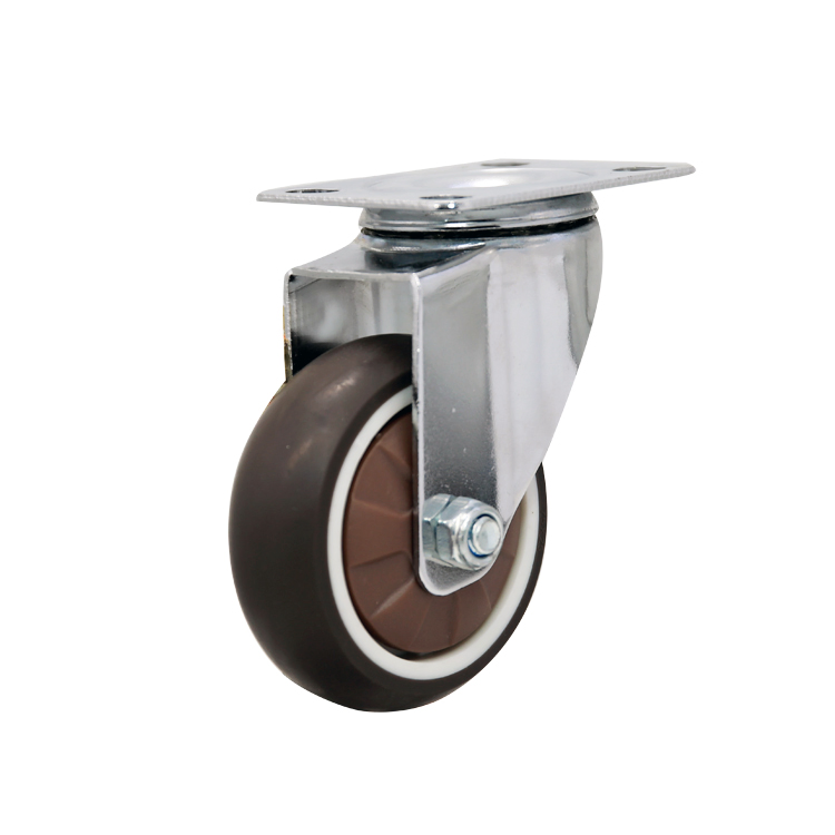 Fix Customized Heavy PU Light Duty TPR Caster Wheel with Good Price