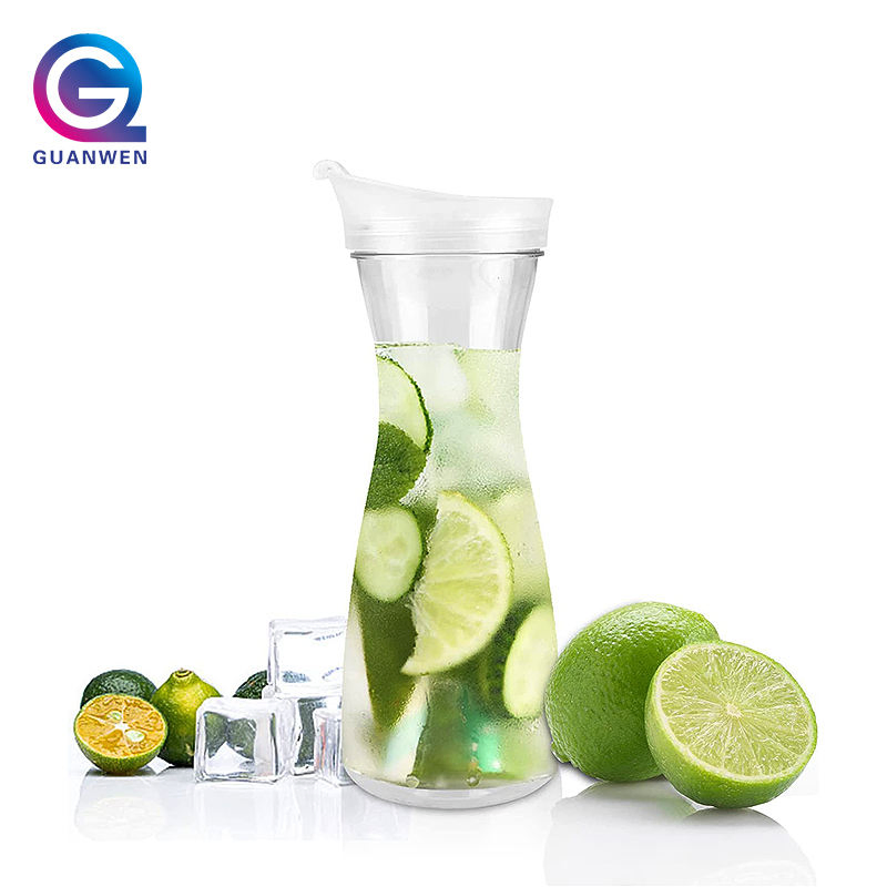 Restaurant Serving Water Juice Tea Jug 1000ml Plastic Carafe Water Pitcher