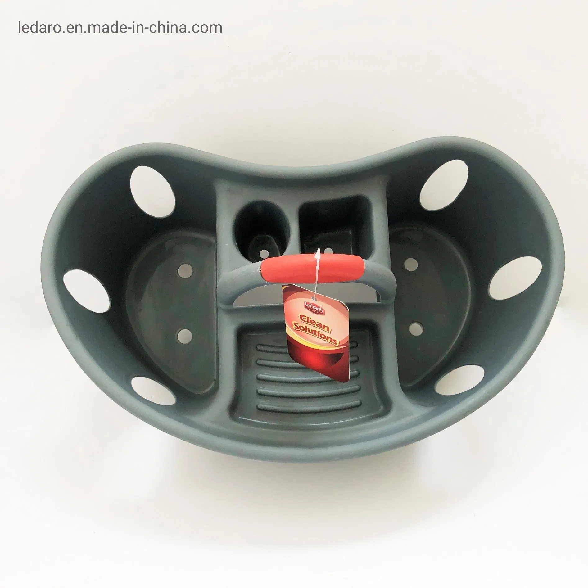 PP Plastic Portable Handle Organize Versatile Multiuse Caddy Maid Caddy Suitable for Spray Bottles and More Cleaning Item