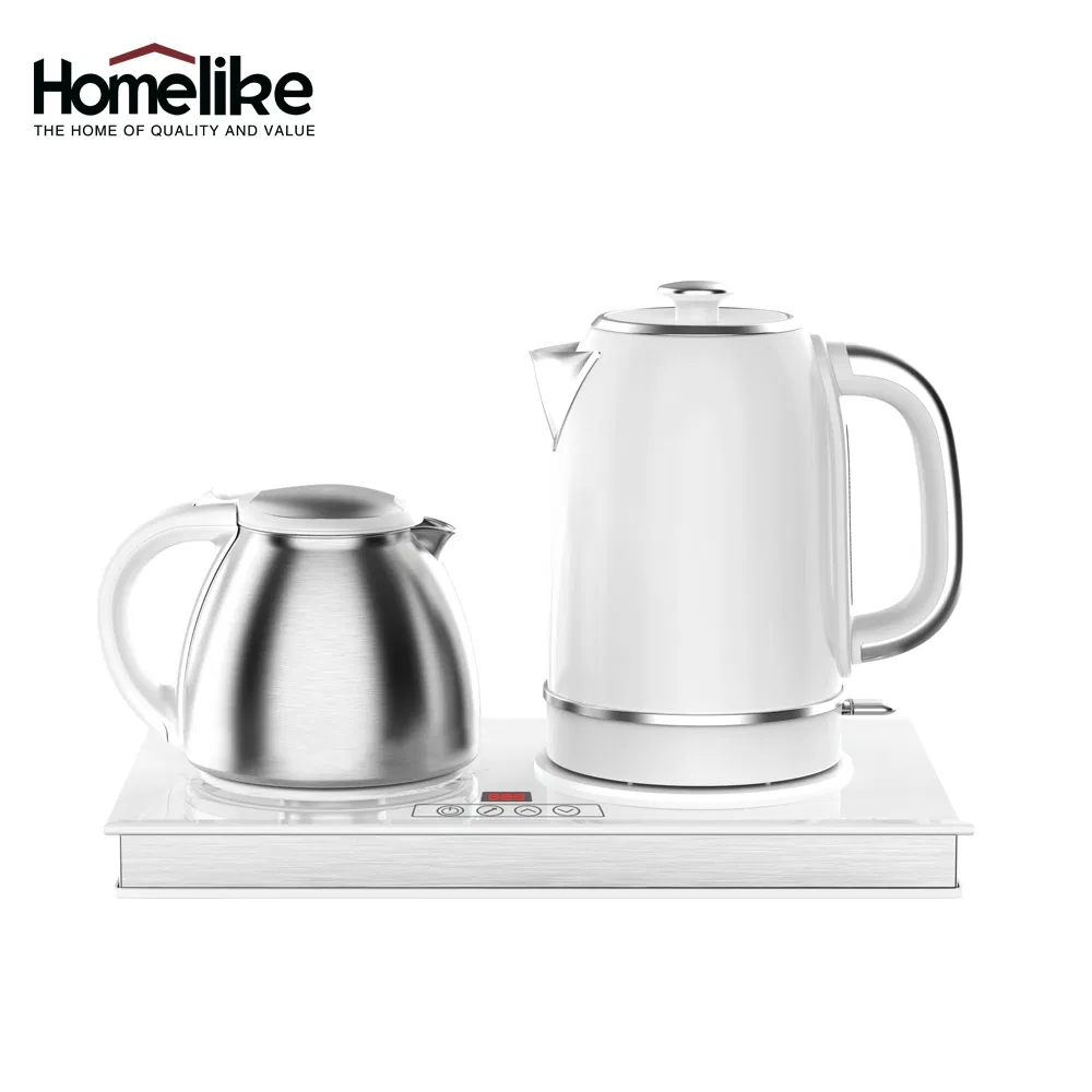 Hotel Kettle Tray Set Portable Thermos Tea Coffee Pot Stainless Steel Turkish Samovar Tea and Coffee Maker