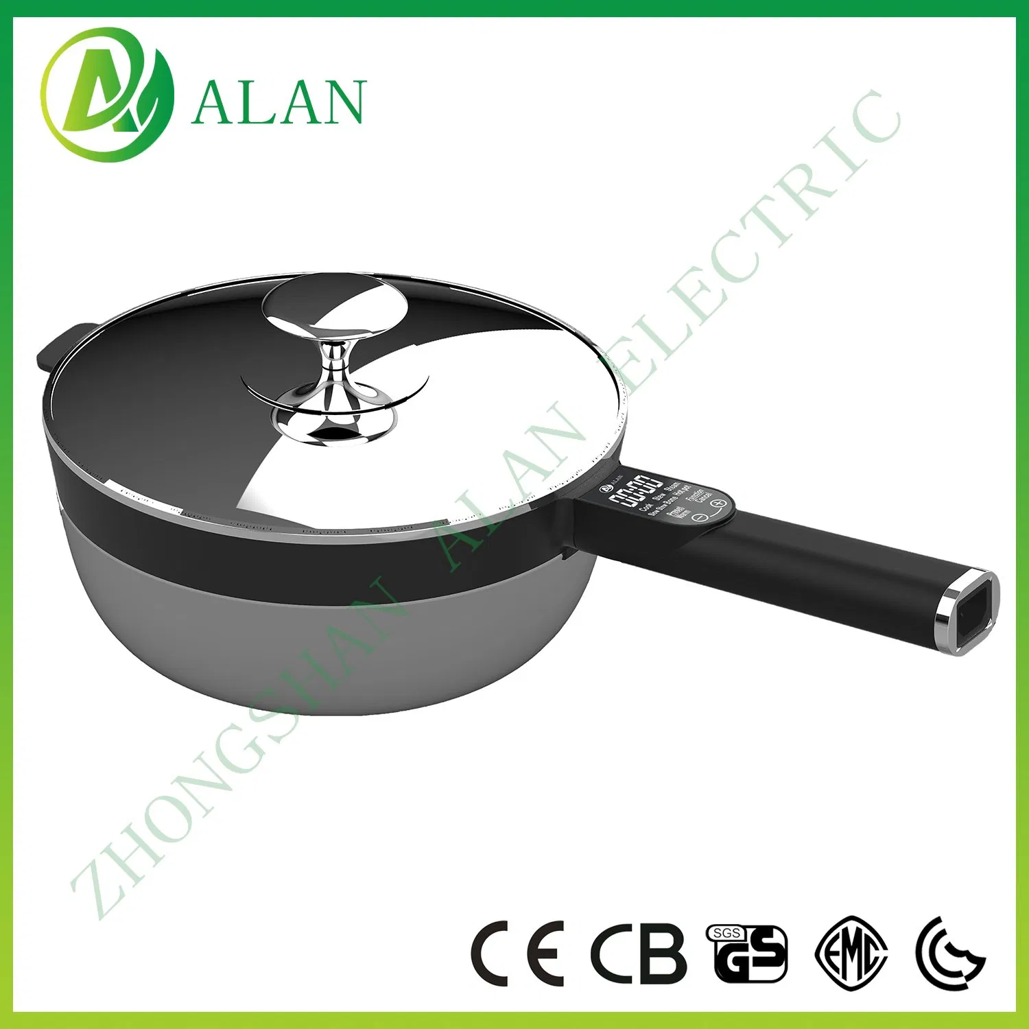 3L/5L Portable Multi-Functional 6 in 1 Electric Fry Pan Hotpot Cooker with Handle