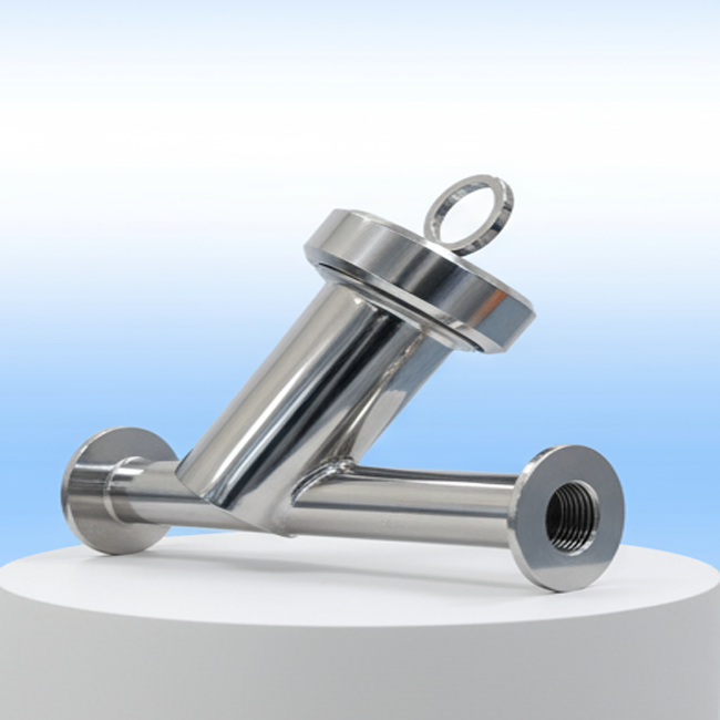 Sanitary Clamp End Pipeline Y Strainer