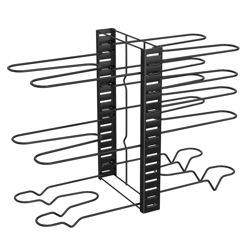 Органайзер для сковородок с двусторонней полкой