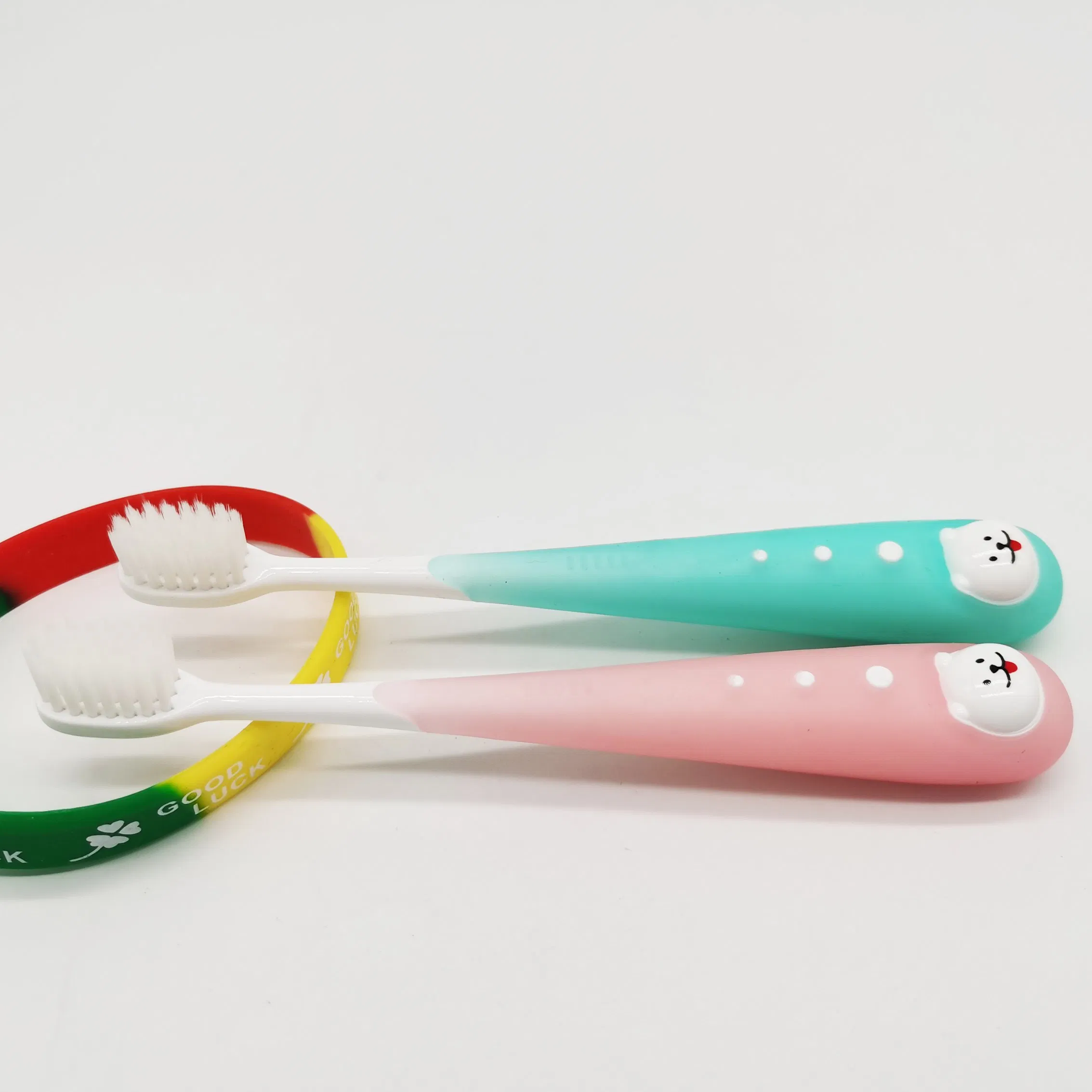 Cute High Quality Soft 10000 Bristles Cartoon Handle Kid Child Plastic Toothbrush