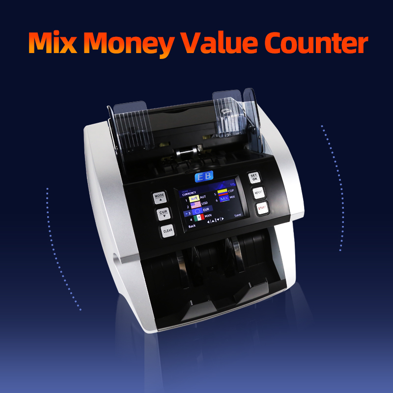 LD-1686Advanced Electronic Money Counting Machine Portable UV MG IR CIS Banknote Counter