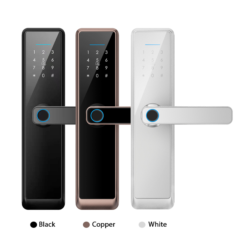 Wholesale Tuya WiFi Intelligent Smart Lock with 5050 Mortise on Wooden Door