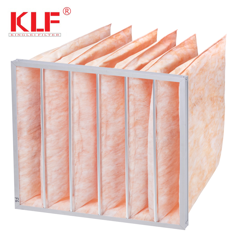 Customized Merv10-12 Pleated Ahu Pocket Bag Filter
