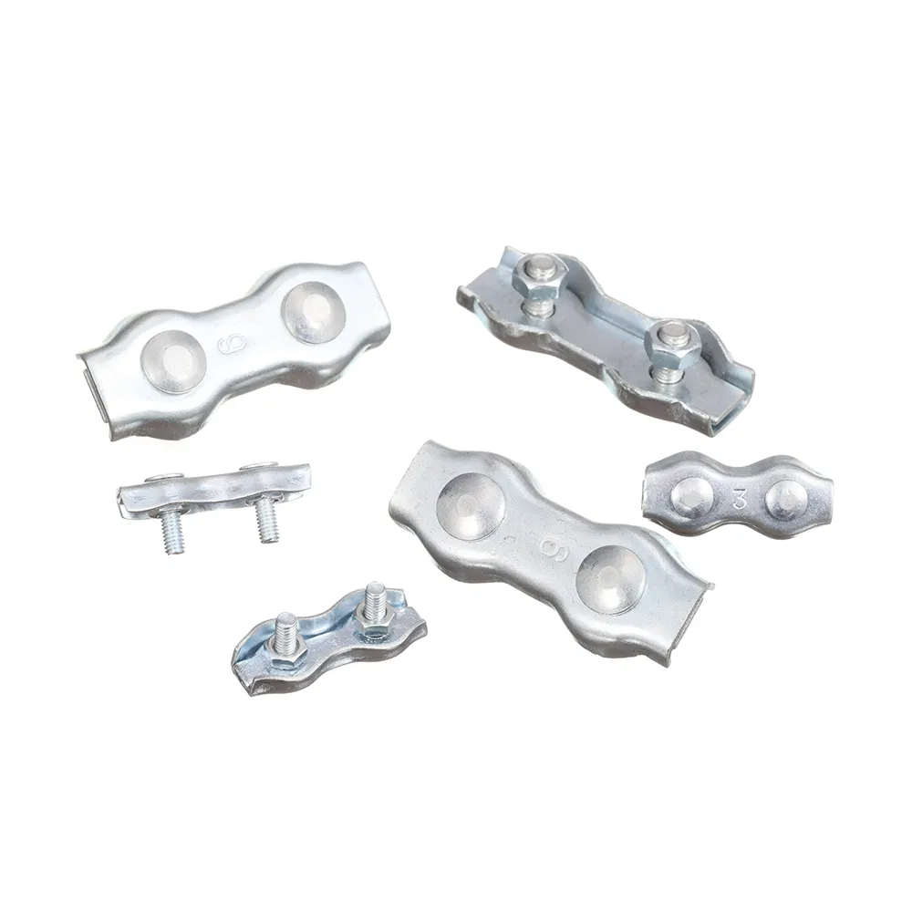 Marine Grade M4 M5 M6 M8 M10 Wire Clamp Rigging Hardware Heavy Duty Duplex Wire Rope Clip