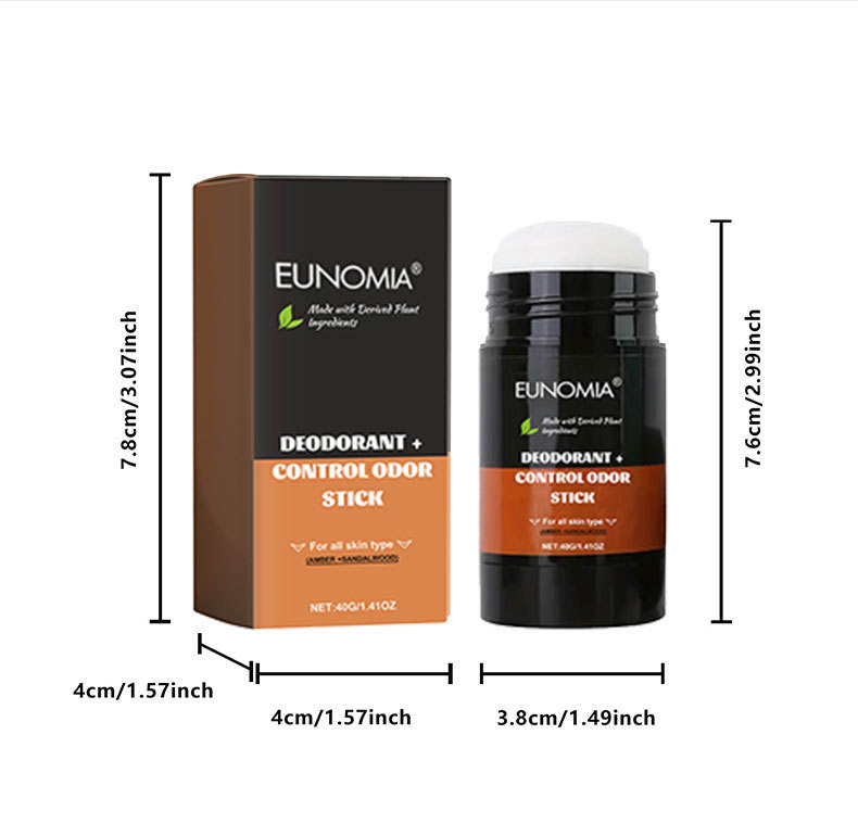 Private Label Deodorant Anti-Odorant Stick Natural Cedar Red Sage Fragrance Sweat Odor 40g Balm Deodorant Stick