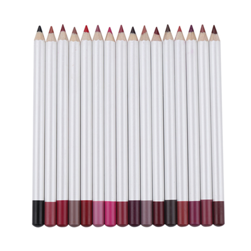 Hot Selling Private Label Matte Natural Waterproof Lip Liner High Pigment Customized Lipliner Pencil