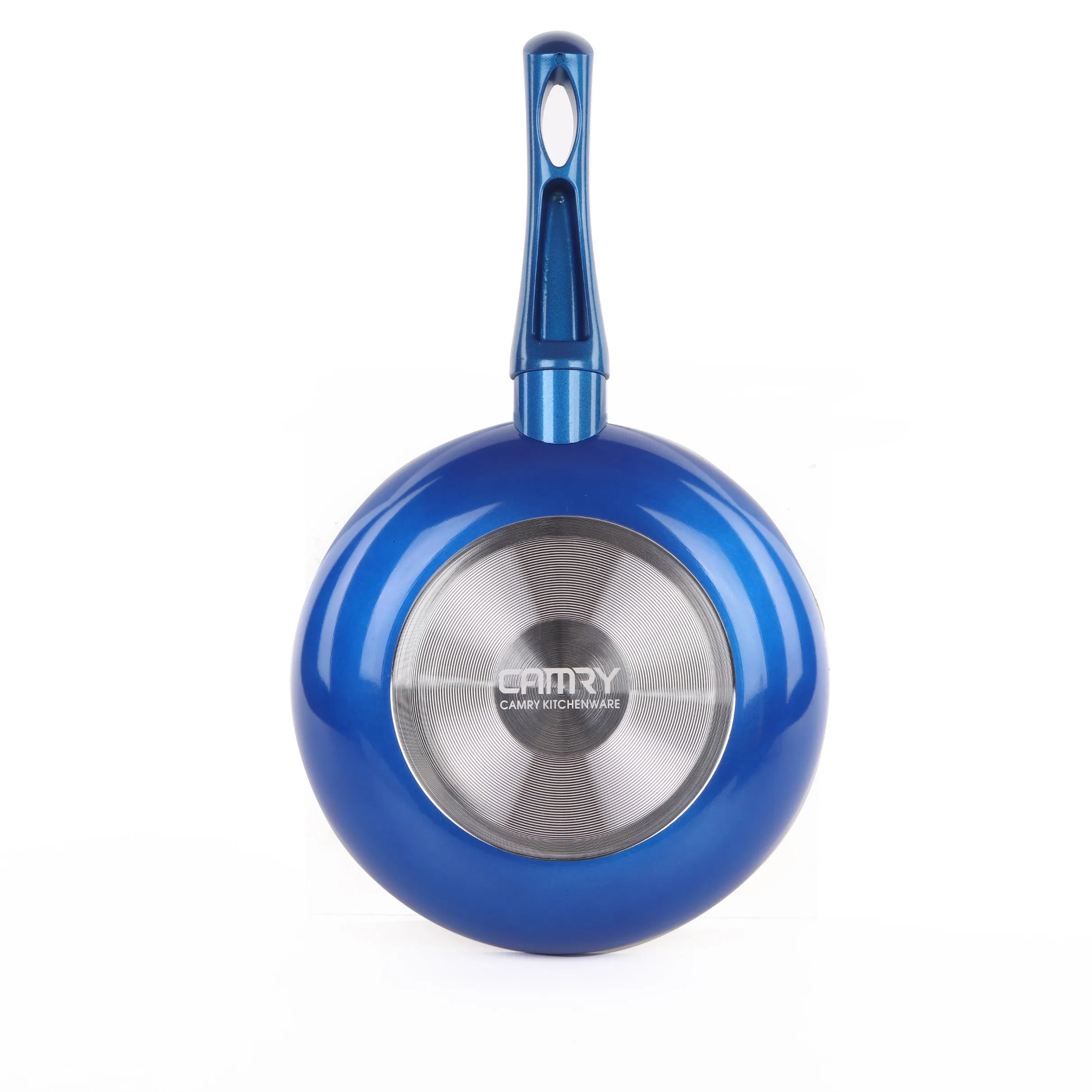 Hot Sale 20-30cm Aluminum Pressed Fry Pan Marble Coating Non-Stick Frying Pan