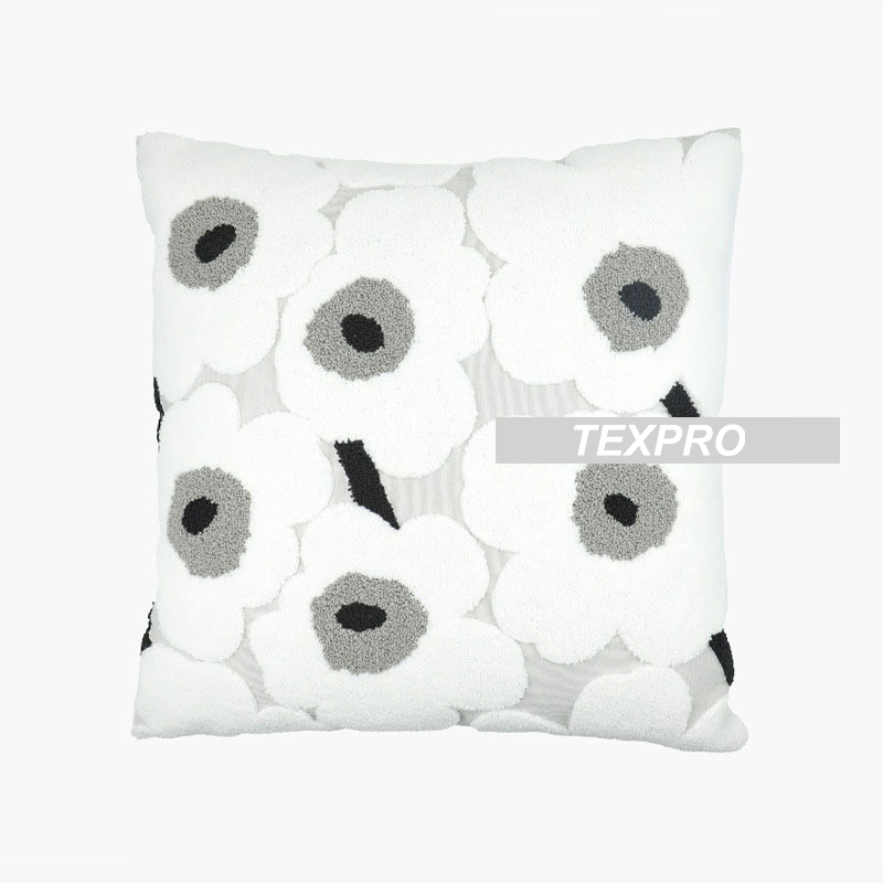 Decorative Embroidery Floor Throw Pillow Covers for Couch Pillow Case