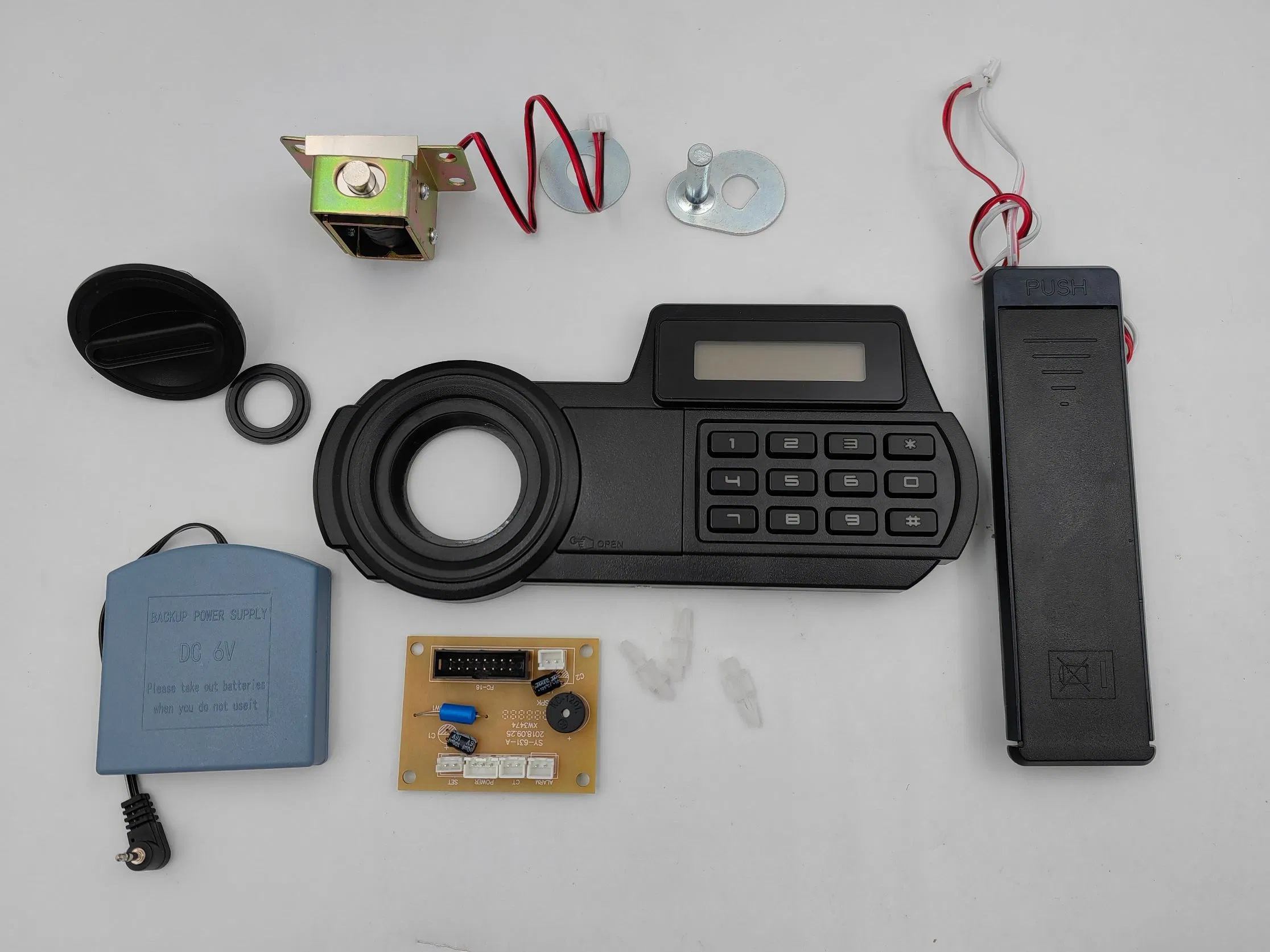 Anti-Theft LCD High Safe Mute Function with Illuminated Buttons Lock