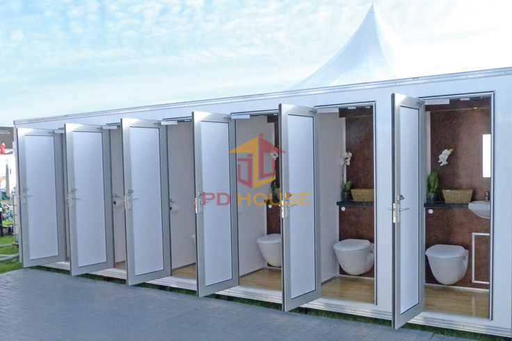 Luxury Moveable Low Price Toilet with Bathroom for Camping or Travelling