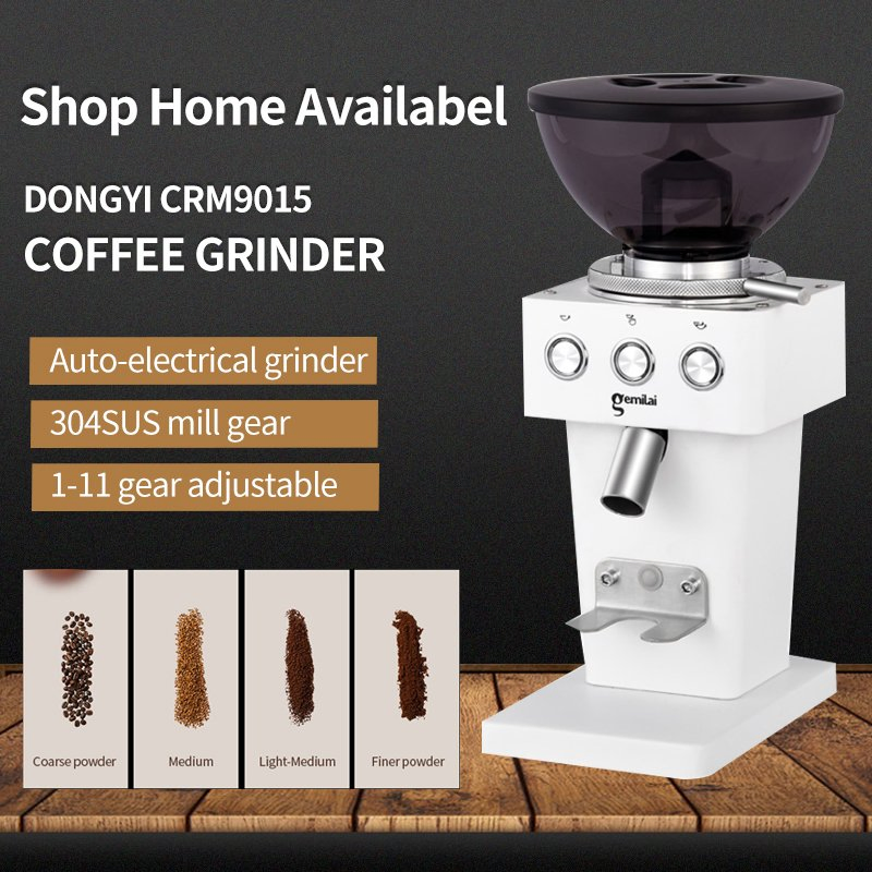 Hot Selling 220V Stainless Steel Coffee Grinder Machine Espresso Coffee Maker