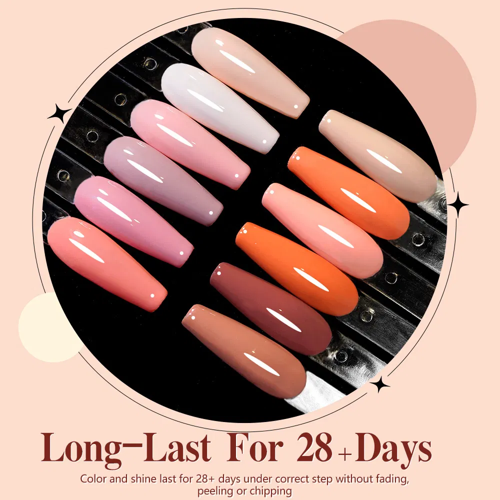 Premium 12 Colors Pearlescent Gel Nail Polish Set Shimmery Iridescent Finish Salon Art Manicure Kit Polish