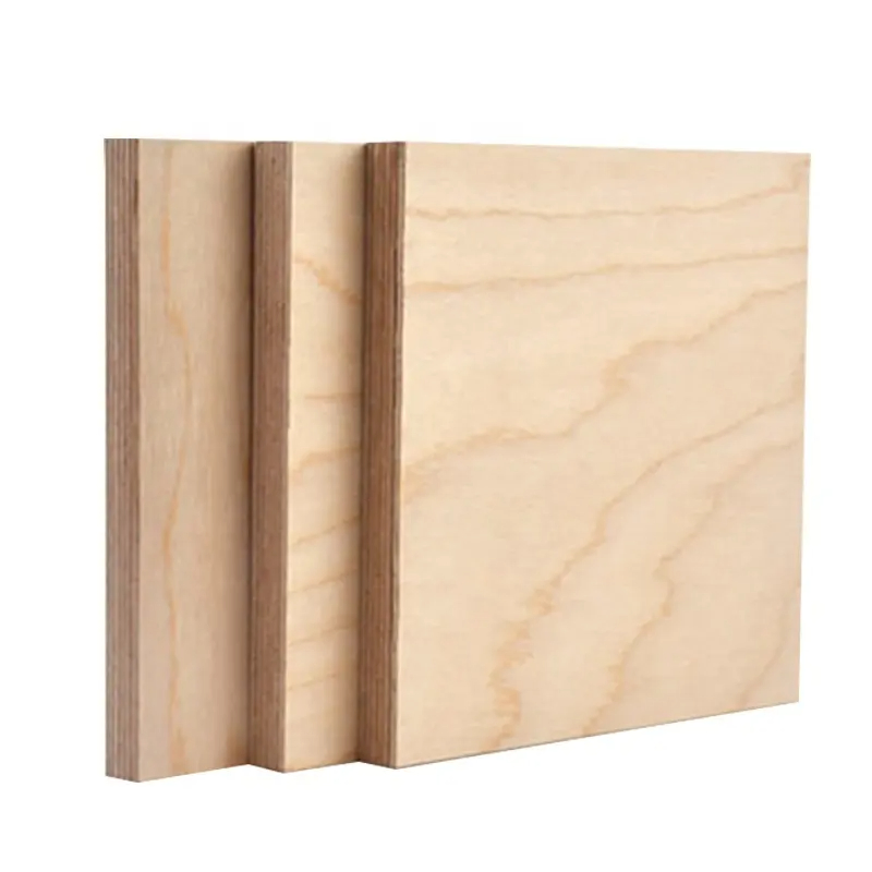 China Manufacture AA Grade 18mm Birch Plywood for Kitchen Cabinet