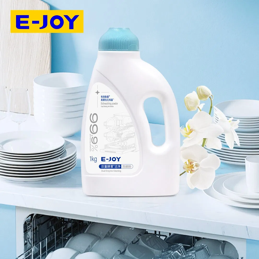 Dishwasher Powder 99.9% Bacteria Removal Works for Daily Cooking Oil Stains & Burned Residues